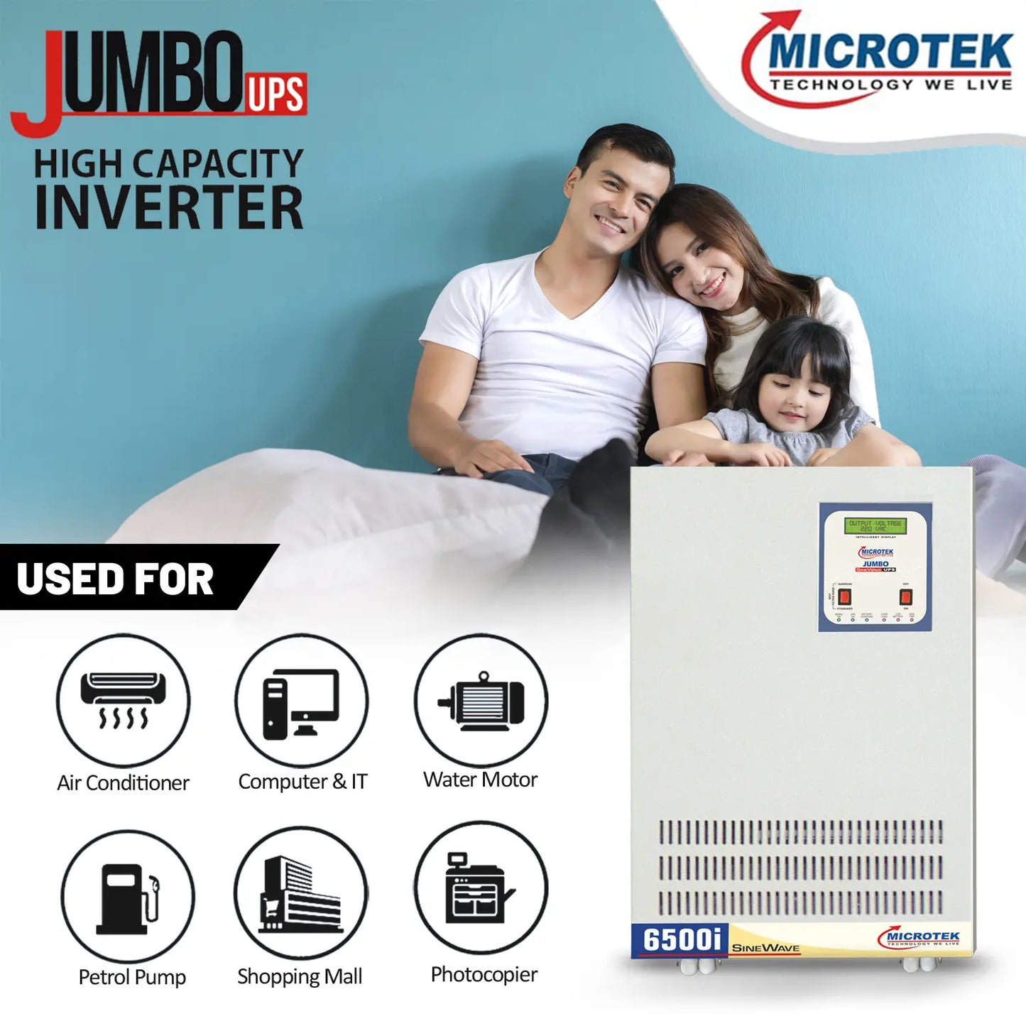 UPS JM SW 9000i/120V, Microtek Jumbo