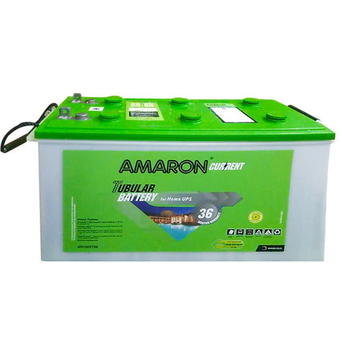 Mini Guard Home UPS Bundle - AMARON CURRENT Tall Tubular Battery - AM130ST36 + AMARON HUPS - HB950A (AAM-HU-HB0000950) Home UPS/ Inverter + Tall Tubular Single Trolley