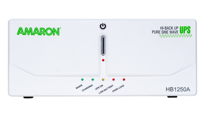 Urban Saver Home UPS Bundle - AMARON HUPS - HB1250A (AAM-HU-HB0001250) Home UPS/ Inverter + AMARON CURRENT Tall Tubular Battery - AR150TT54 + Tall Tubular Trolley