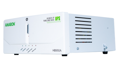 Mini Guard Home UPS Bundle - AMARON CURRENT Tall Tubular Battery - AM130ST36 + AMARON HUPS - HB950A (AAM-HU-HB0000950) Home UPS/ Inverter + Tall Tubular Single Trolley